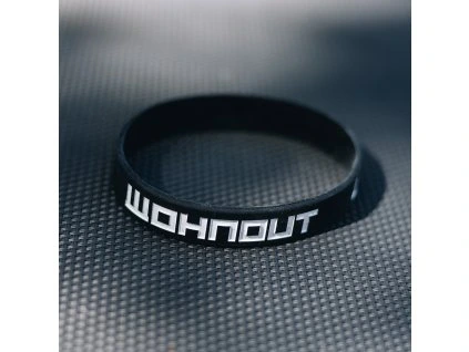 Gumový náramek Wohnout černý