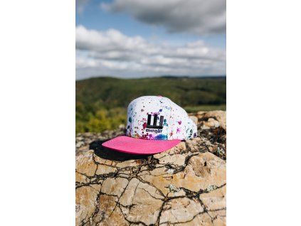 Snapback růžový vel. L