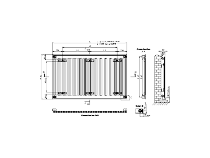 WOODCOTE Technoline radiator Typ 10 3