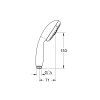 Grohe Tempesta New - Ručná sprcha, 3jet, chróm 28419002