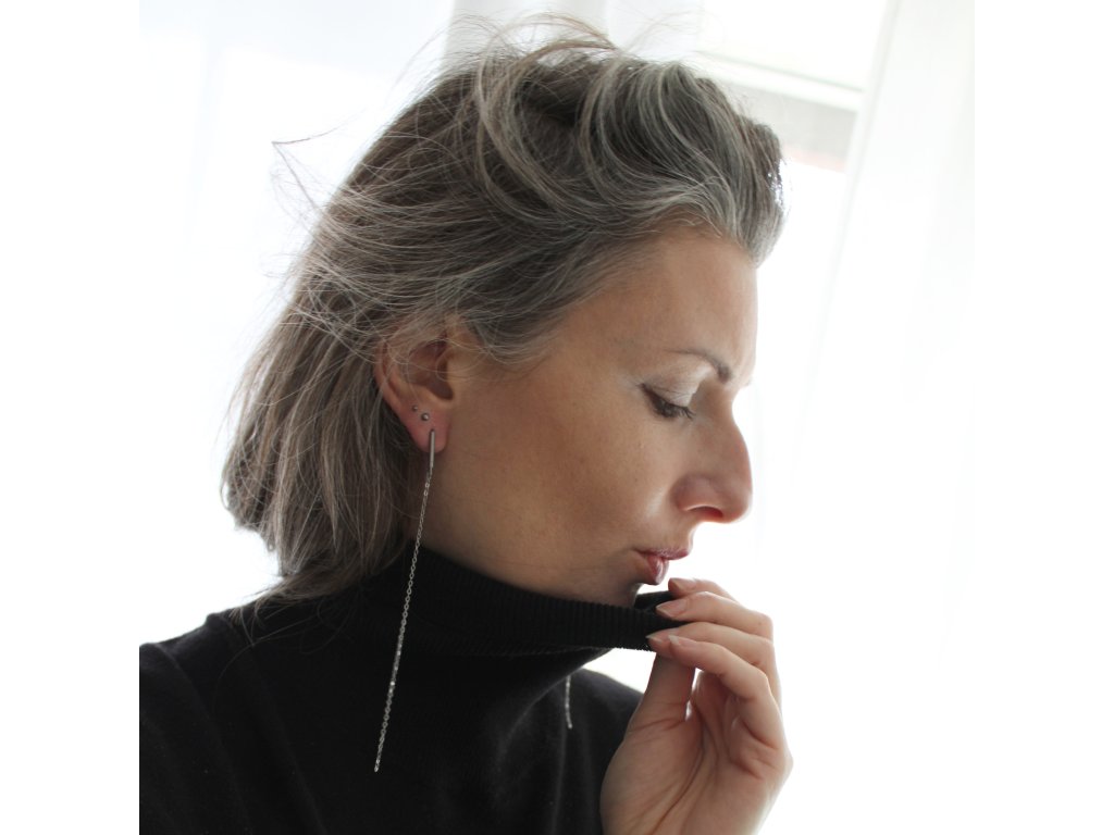 náušnice řetízky