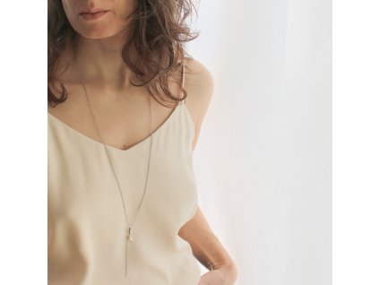 náhrdelník perla II oválná