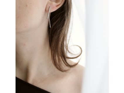 SIMPLE // náušnice "X" kratší