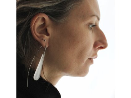 náušnice velké kapky