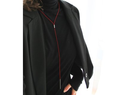 náhrdelník RED svislá linka