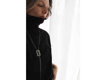 náhrdelník dlouhý obdélník