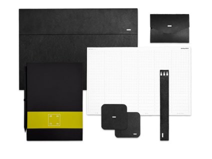 Designový pracovní stůl pruhy olive green