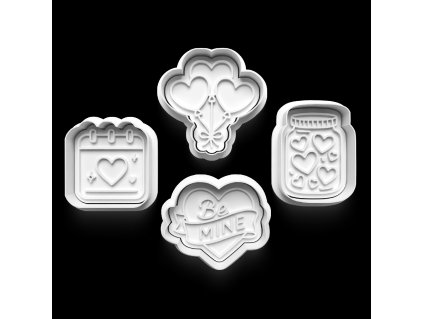 Vykrajovátka téma Valentýn