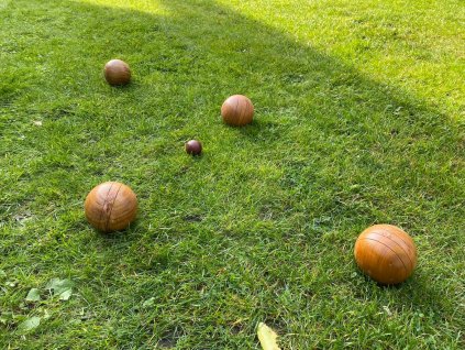 Dřevěný petanque