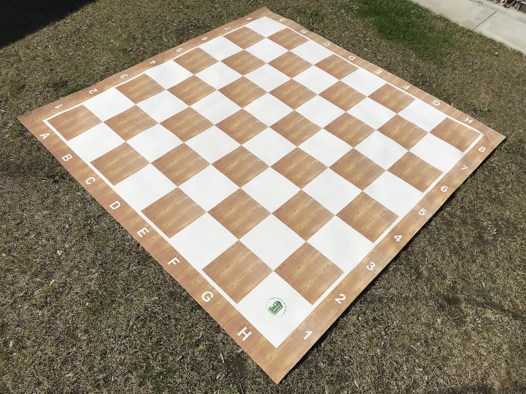 Hrací plocha šachovnice velká - bannerové plátno