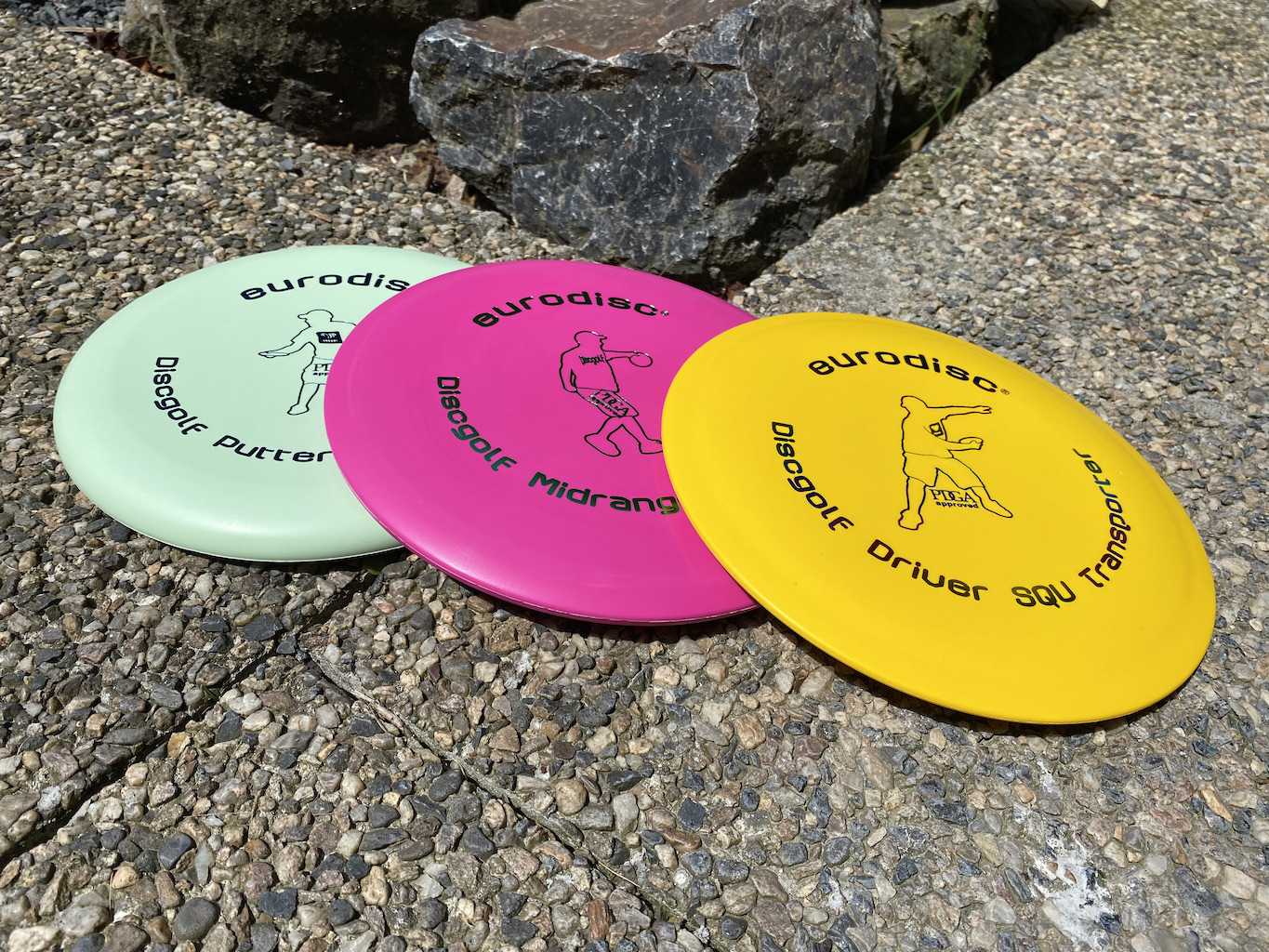 Eurodisc Discgolf - disky SQU (sada 3 ks)