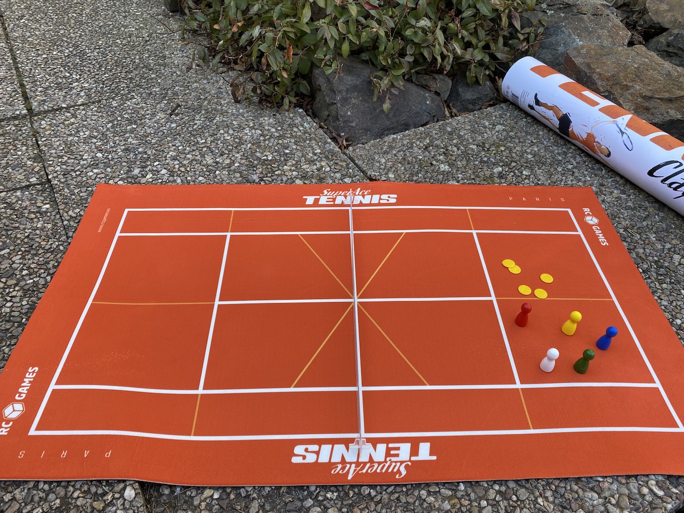 Tenis SuperAce - desková hra Povrch: antuka