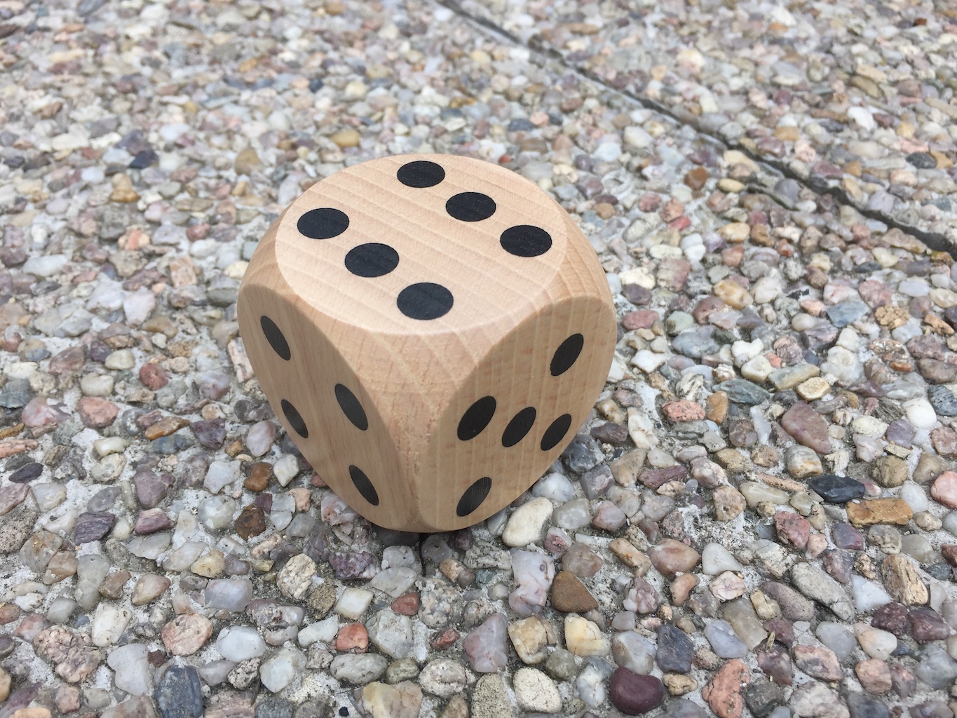 Dřevěná kostka - 5,4 cm