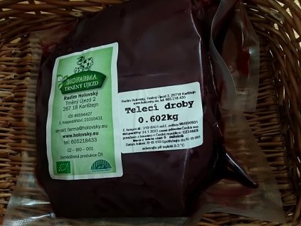 telecí droby játra bio