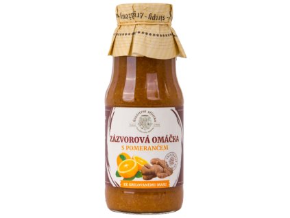 omáčka zázvorová s pomerančem klášterní officína