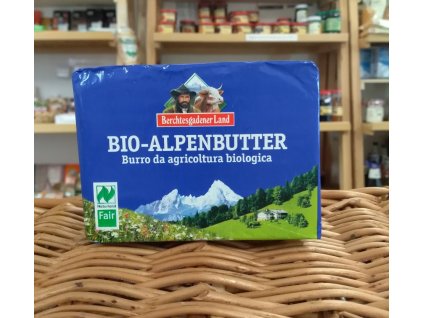 máslo alpské mléko bio