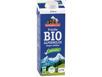 mléko čerstvé alpské bio polotučné bez laktózy