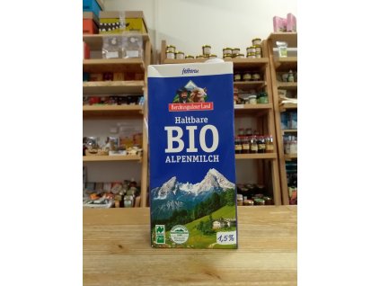 mléko alspké bio polotučné trvanlivé