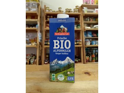 bio čerstvé mléko alpské plnotučné