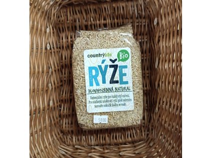 rýže dlouhozrnná natural bio