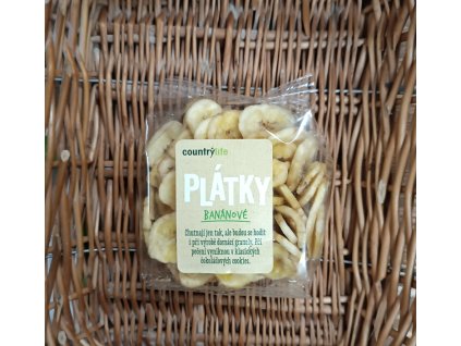 banánové plátky 100g countrylife