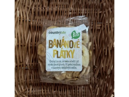 banánové plátky bio
