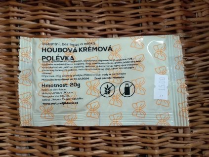 polévka houbová bez lepku