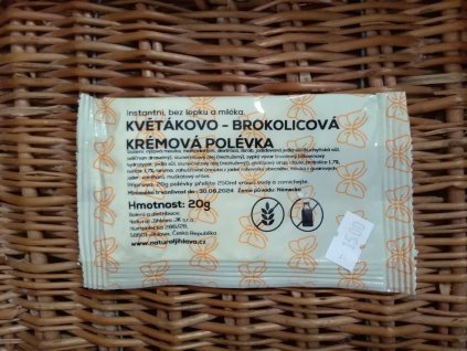 polévka květákovobrokolicová bez lepku