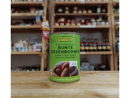 fazole obří sterilované bio rapunzel