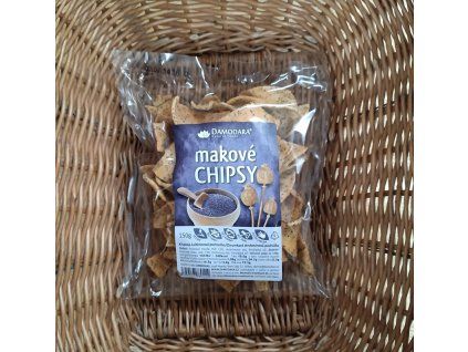 makové chipsy velké