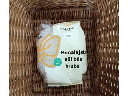 himalájská sůl bílá hrubá