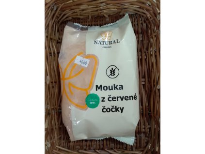 mouka z červené čočky bezlepková