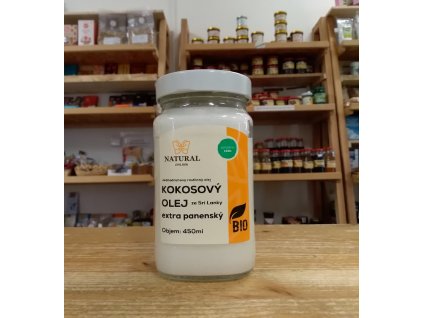 kokosový olej extra panenský bio
