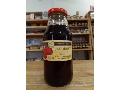 jahodový sirup 300ml