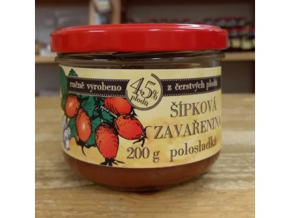 šípková marmeláda zavařenina 200g baňovský mlýn