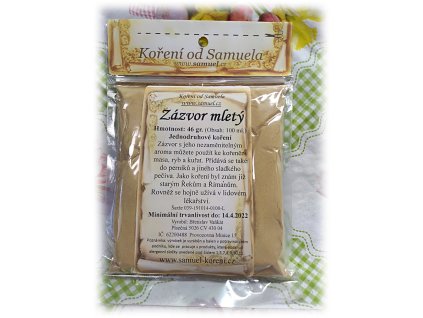 Zázvor mletý Samuel
