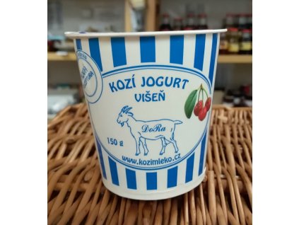 kozí jogurt višňový bio dora