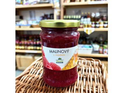 malinovy dzem s medem