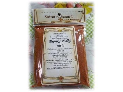 Paprika sladká mletá ASTA80 Samuel