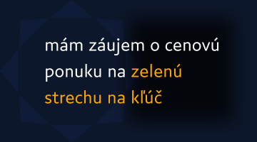 Zelená strecha na kľúč