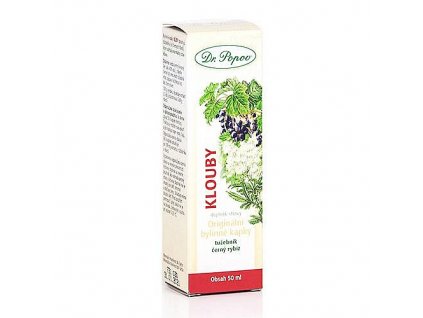 Klouby, originální bylinné kapky Dr. Popov 50ml