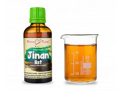 Jinan list bylinné kapky (tinktura) 50ml