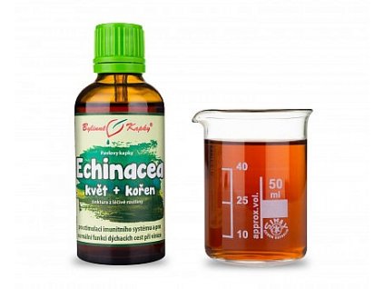 Echinacea květ+kořen bylinné kapky (tinktura) 50ml