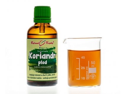 Koriandr plod bylinné kapky (tinktura) 50 ml
