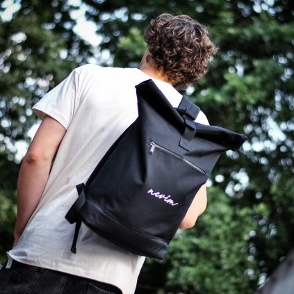 Roll-top batoh NEVÍM (Barva Šedý melír)