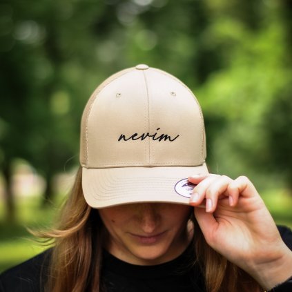 Snapback NEVÍM (Barva Khaki)