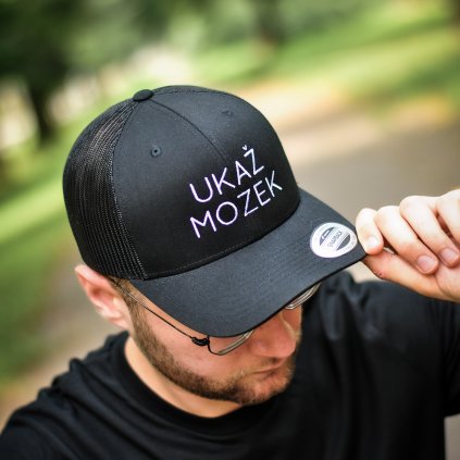 Snapback UKAŽ MOZEK (Barva Khaki)