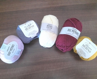 MERINO priadze s úpravou SUPERWASH