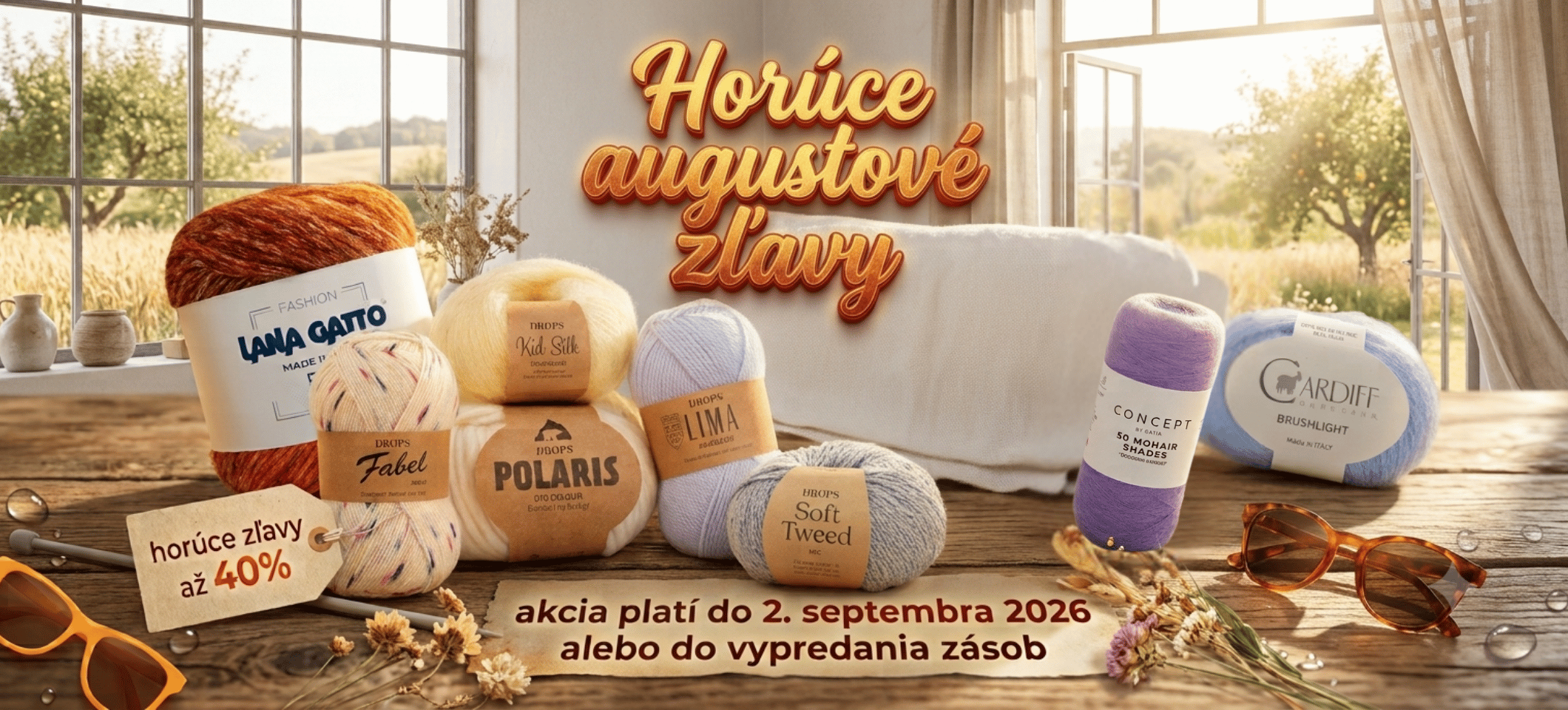 Augustové horúce zľavy