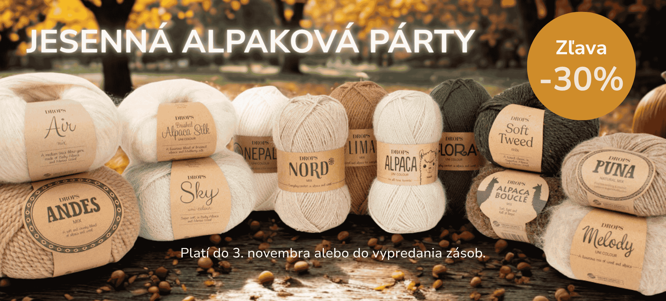 Alpaková párty Drops